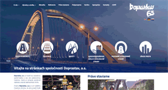 Desktop Screenshot of doprastav.sk